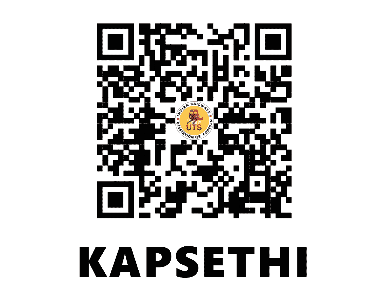 UTS QR Code for KAPSETHI - KEH (NR - UTTAR PRADESH)